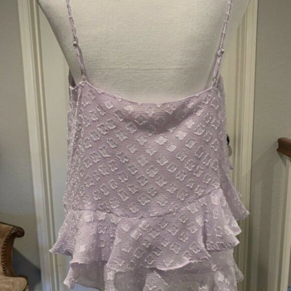 DIANE VON FURSTENBERG Lara Ruffled Camisole Top - Picture 6 of 8